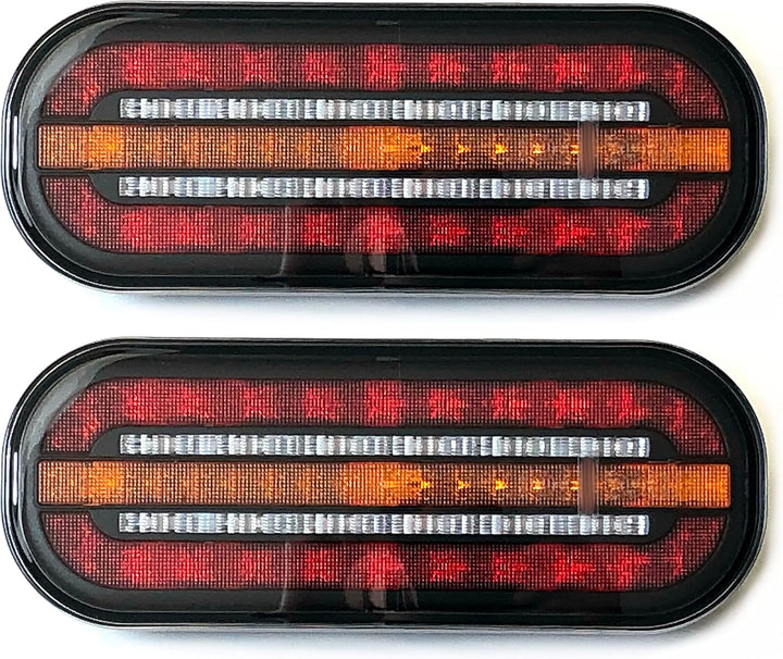Anhängerbeleuchtung Set LED Rückleuchten Umrissleuchten 13 polig Kabelsatz 7m