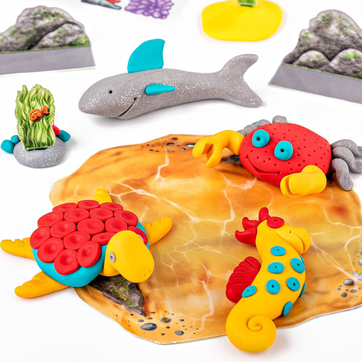 Fimo kids Farm Formen- und Spiel-Set Under the Sea (dt.: unter dem Meer), Under the Sea (dt.: unter