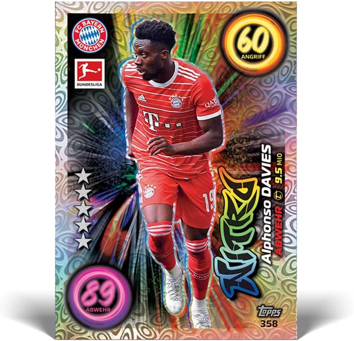 Topps Bundesliga Match Attax Fussball-Sammelkarten 2022/23 - Display Box Full Box