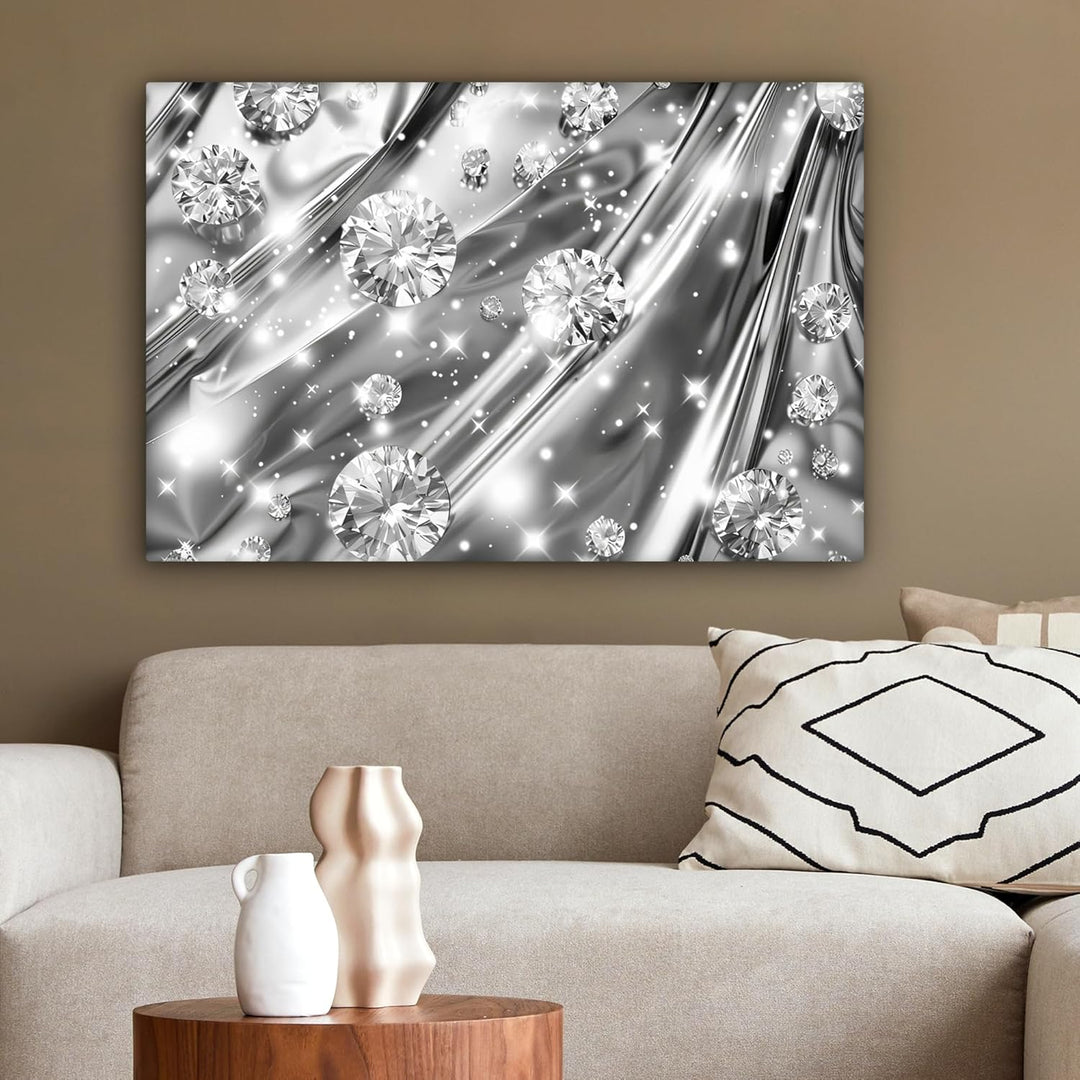 MuchoWow© Leinwand 90x60 cm Deko Schlafzimmer Aesthetic Leinwandbilder Wohnzimmer Gemälde Foto Gesch