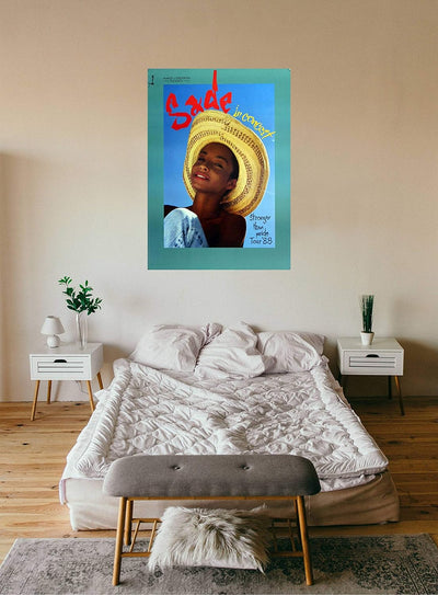 Sade - Promotion Poster, 1988 » Konzertplakat/Premium Poster | Live Konzert Veranstaltung | DIN A1 «