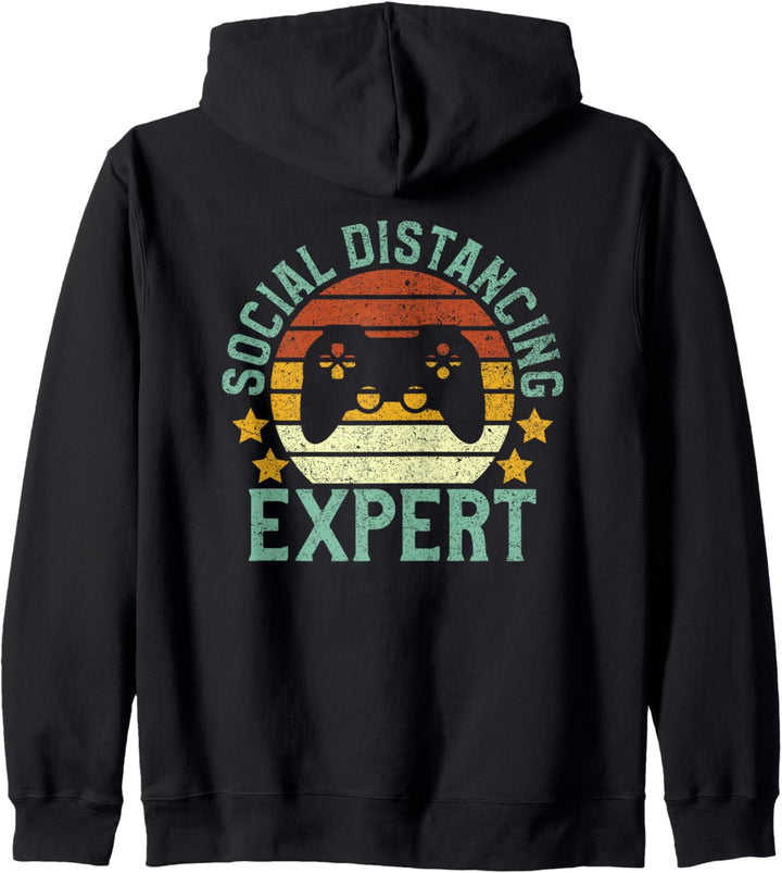 Video Game Player Social Distancing Gaming Tee Gamer Gift Kapuzenjacke