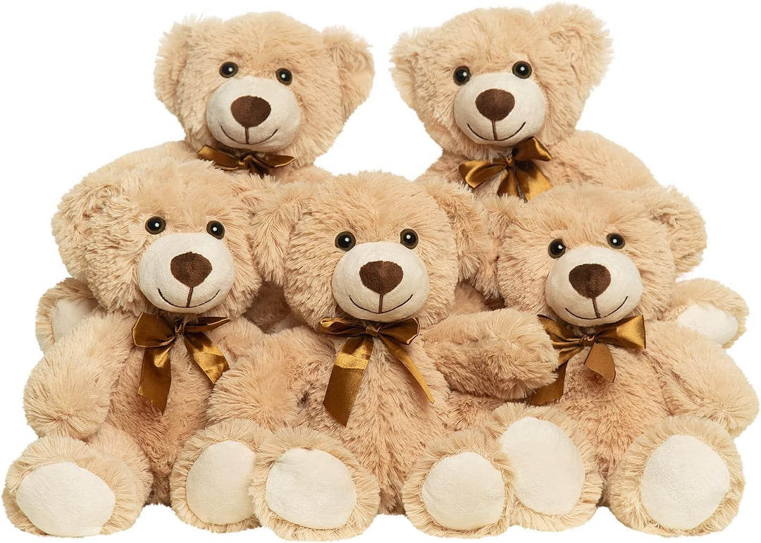 Teddybär gefülltes Tier Plüschtier Geschenk für Kind Freundin, 13.5 Zoll gefüllte Bären für Weihnach