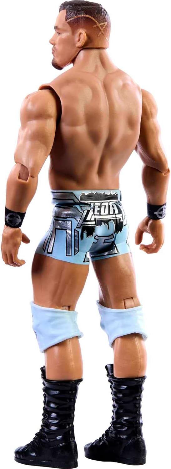 Mattel WWE Theory Basic Actionfigur, 10 Gelenkpunkte & lebensechte Details, 15,2 cm grosses Sammlers