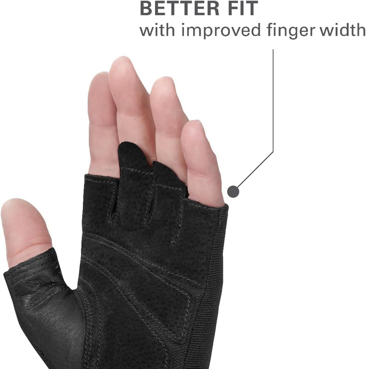 Harbinger Pro Gloves, Lightweight and Flexible Gloves with Enhanced Breathability for Moderate Lifti