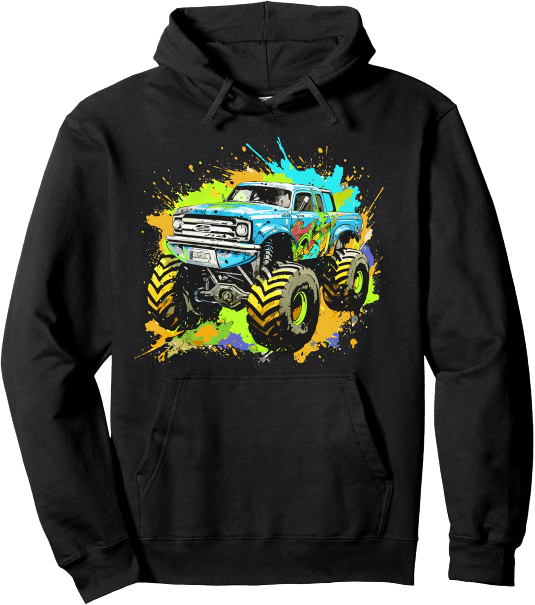 Monster Truck Lover Teen Tween Grafik für Jungen, Kinder, Herren Pullover Hoodie