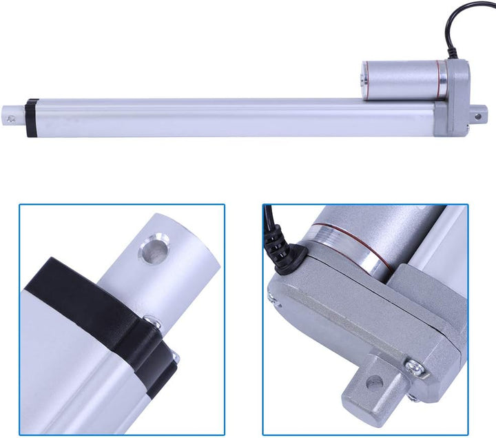 1500N Hub 200-750mm 12 V Kraft Linearantrieb Aufzug Elektromotor Halterung DC Elektrische Schubstang