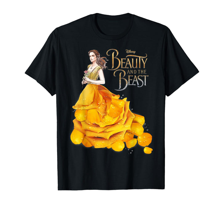 Disney Beauty & The Beast Belle Golden Dress Graphic T-Shirt