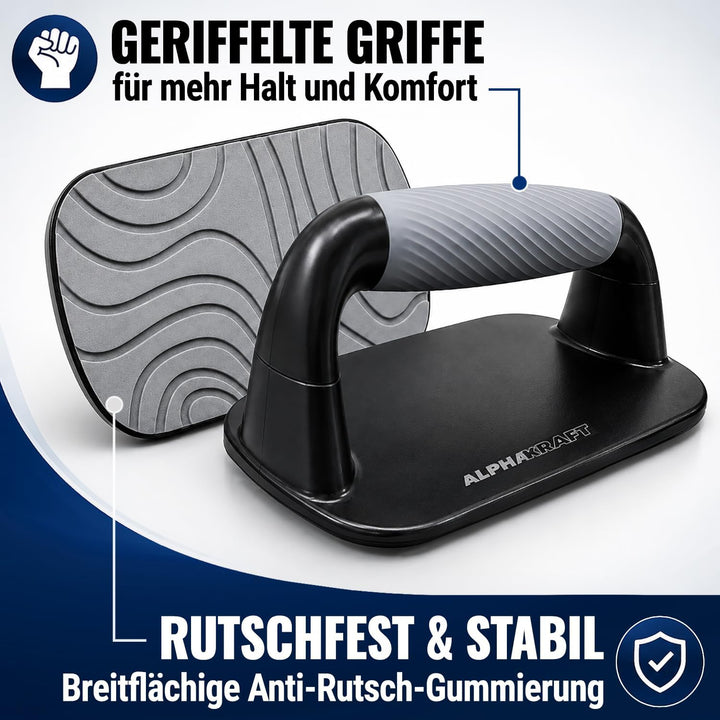 ALPHAKRAFT® Liegestützgriffe – Push Up Bars mit ergonomischen Griffen