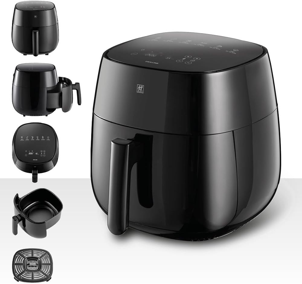 ZWILLING Air Fryer / Heissluftfritteuse, 4 L, 6 Programme, 1.400 Watt, Frittieren, Garen und Backen