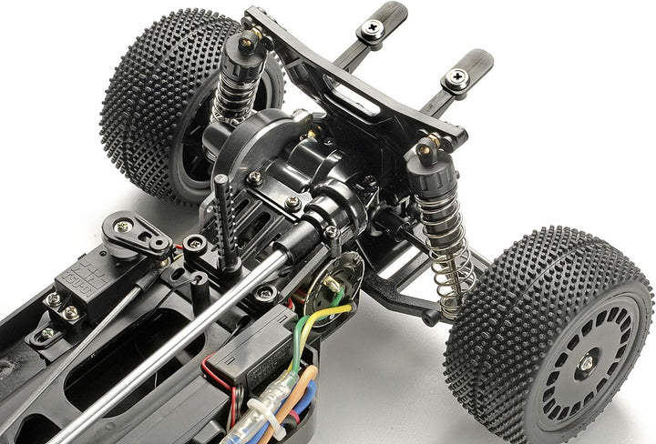 Tamiya 300158370 1:10 Dark Impact 4WD Buggy DF-03, ferngesteuertes Auto, RC Fahrzeug, Modellbau, Bau