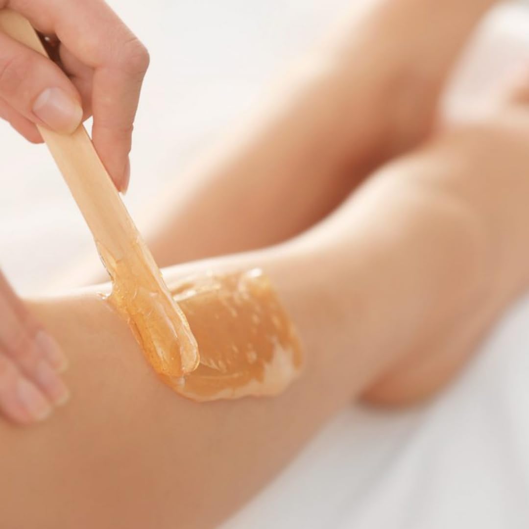 Mit Pufai Grocery, Enthaarungswachs Sugaring Paste Waxing Zuckerpaste warmes Wachs Orange 270 Gramm