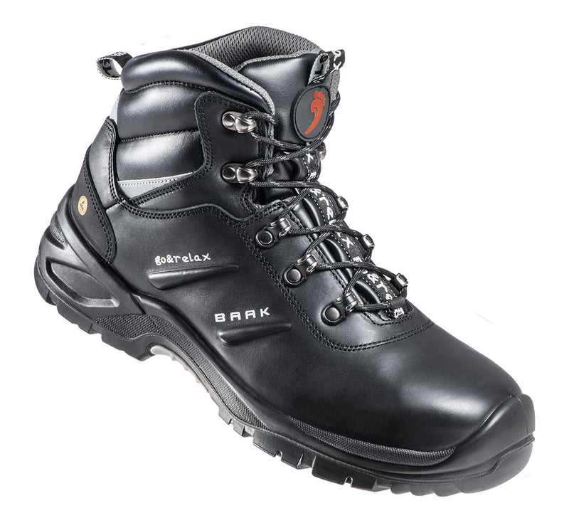 BAAK Sicherheitshochschuhe S3 "Harrison" Industrial Extraweit- Go&Relax. 1 Stück. 44. Schwarz. 7316X