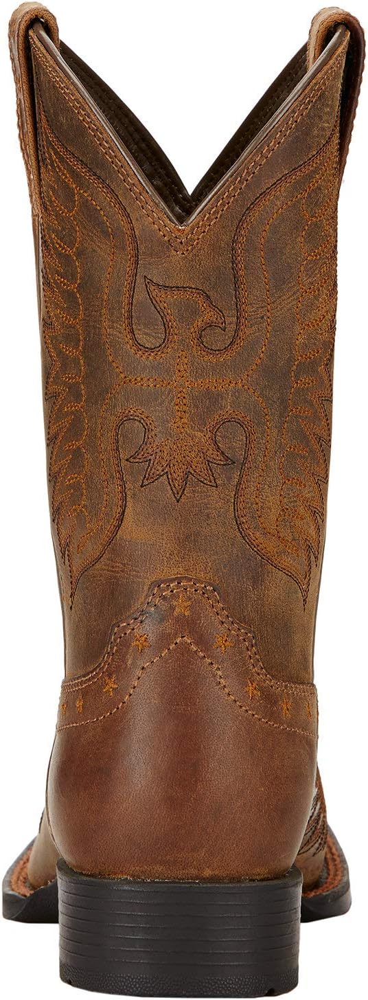 Ariat Kids' Honor Western Boot 28.5 EU Braun Used Optik, 28.5 EU Braun Used Optik