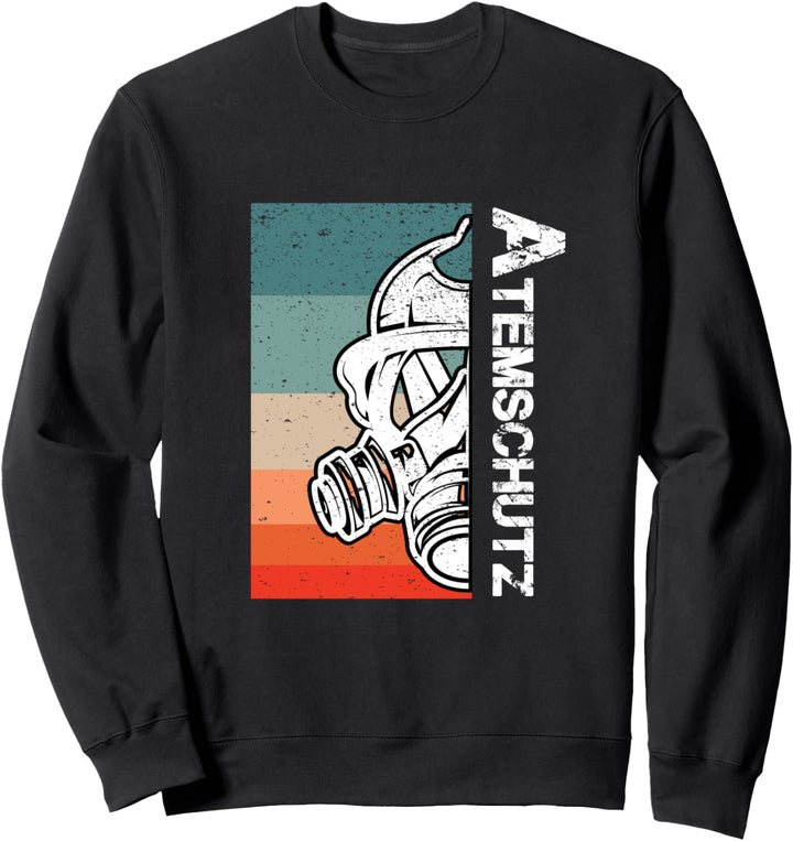 Vintage Feuerwehr Atemschutz Atemschutzgeräteträger Sweatshirt