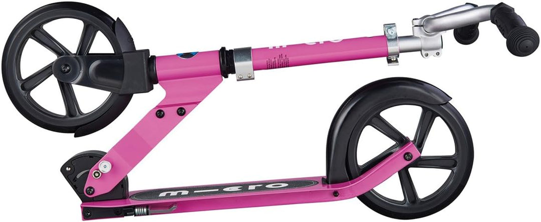 Micro Roller | Cruiser Kinderroller | Lenker verstellbar | leicht | faltbar | Jungen & Mädchen rose,