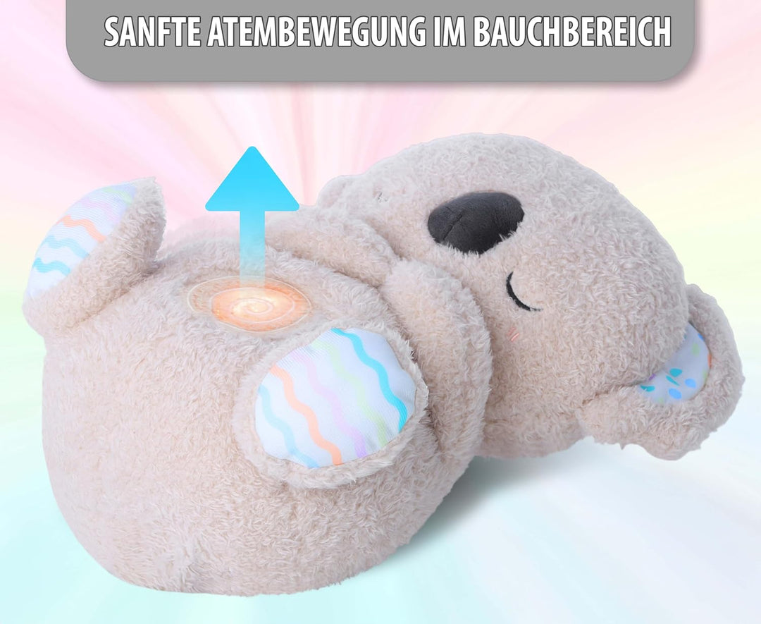 Northpoint Schlummer Koala Kuscheltier für Neugeborene Nachtlicht Musik Herzschlagtöne waschbar geei