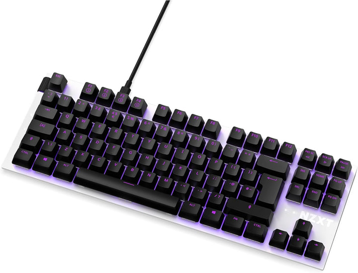 NZXT Function TKL Mechanische PC Gaming Tastatur - beleuchtet - lineare RGB Schalter - MX kompatible