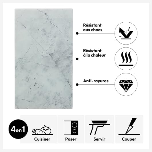 5five - abdeckplatte aus glas 52x32cm Modell A, Modell A