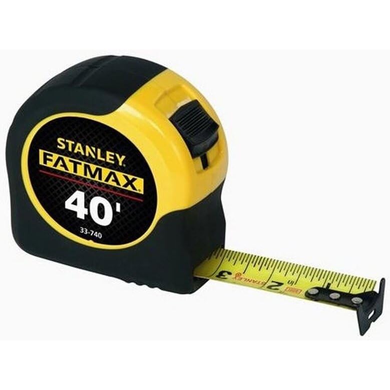 Stanley Hand Tools 33-740L FatMax Massband, 101,6 m, 3