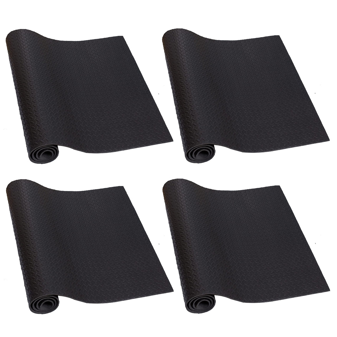 HD Fitness Bodenschutzmatte 200x100cm - extra dicke 7mm Unterlegmatte für Laufband, Crosstrainer, Ru