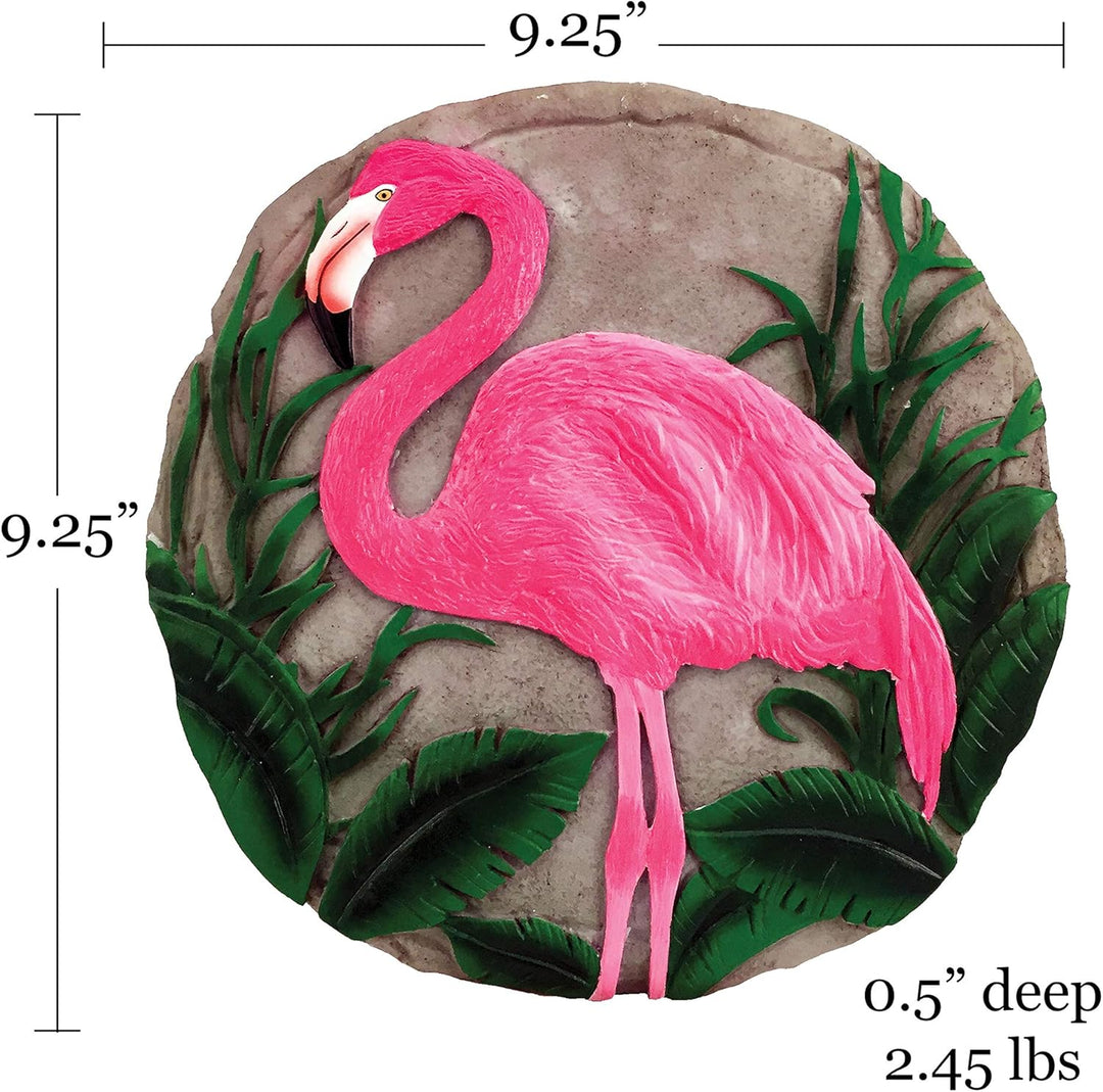 Spoontiques - Gartendeko - Flamingo Trittstein - Dekostein für Garten, Flamingo