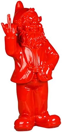 Stoobz PP 005ro 15 x 12 x 32 cm Cheeky Garden Gnome Figur für Haus und Garten – rot