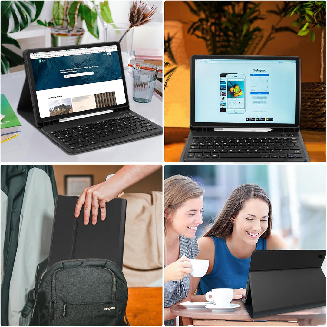 Tastatur Hülle für Samsung Galaxy Tab А9 Plus 2023 11 Zoll,Italienisches Layout
