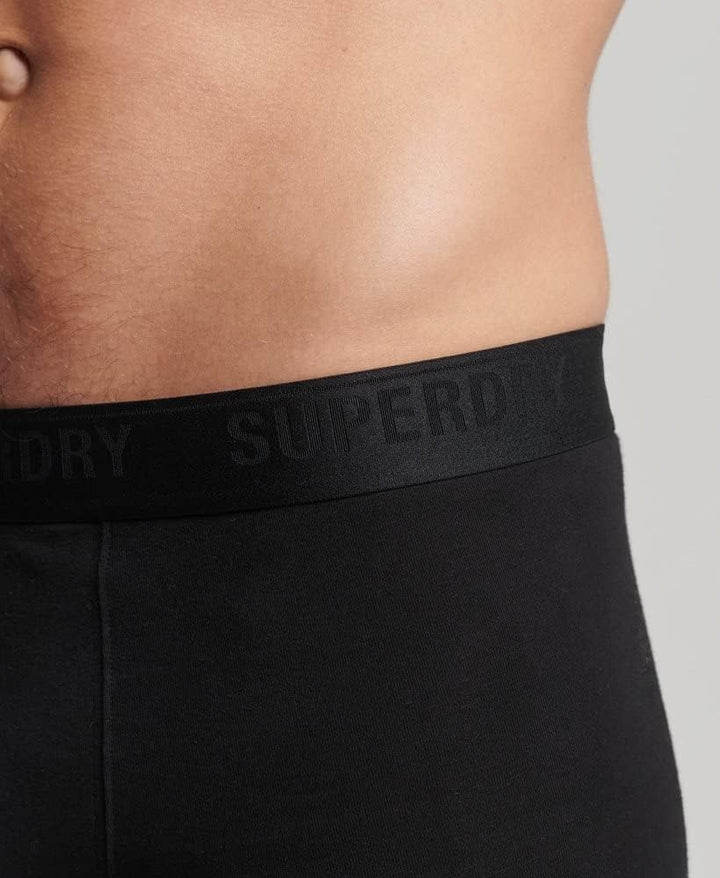 Superdry Herren Unterhosen aus Bio-Baumwolle im 3er-Pack S Schwarz, S Schwarz