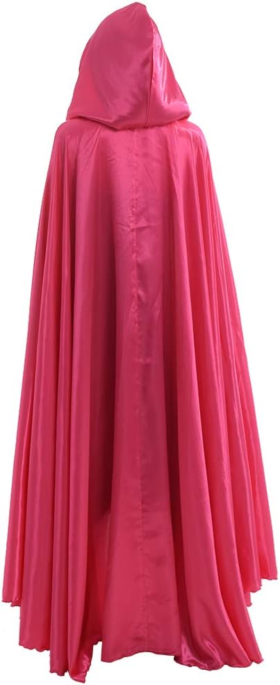 GRACEART Damen Cape Umhang Mit Kapuze Mittelalter Mantel Lang Halloween kostüm Für Hochzeit Braut Ab