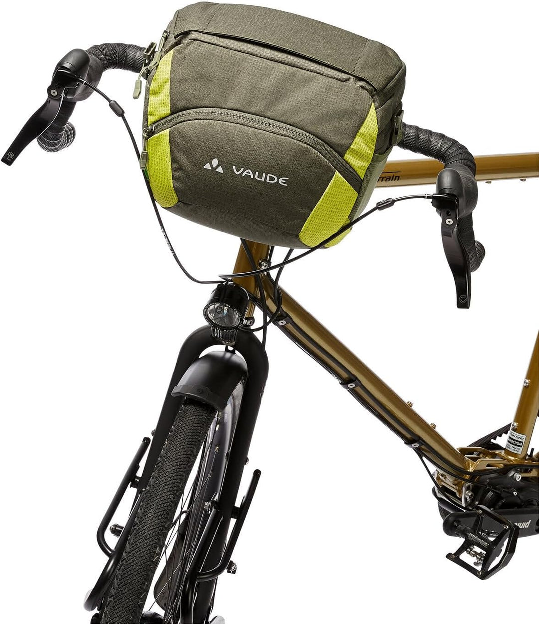 Vaude OnTour Box L (KLICKfix ready) Lenkertaschen, Einheitsgrösse Einheitsgrösse Khaki, Einheitsgrös