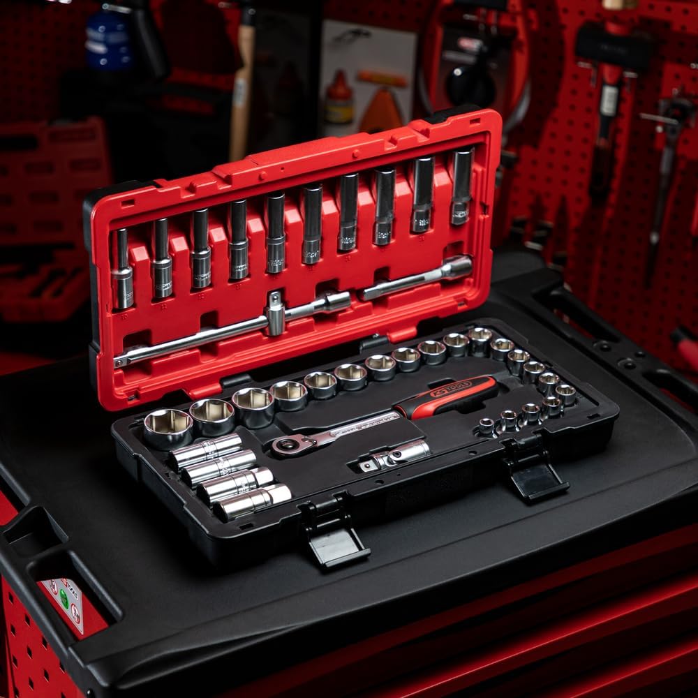 KS TOOLS - 922.0639 - Steckschlüsselsatz und Zubehör ULTIMATE 1/2 Zoll, 39-teilig – robust und prakt