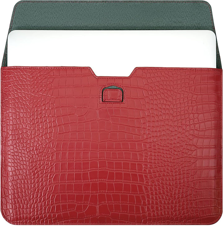 MOSISO PU Laptop Hülle 13 Zoll, 13 Zoll Laptoptasche Kompatibel mit MacBook Air M4 M3 M2 M1 2025-201