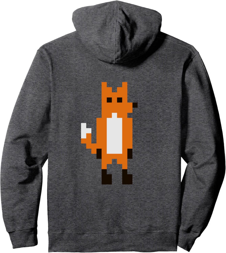 Der Pixel Fuchs Pullover Hoodie