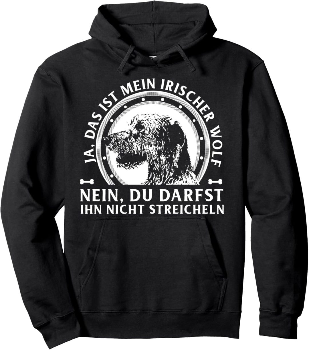 Ja das ist mein Irischer Wolf Geschenk Pullover Hoodie