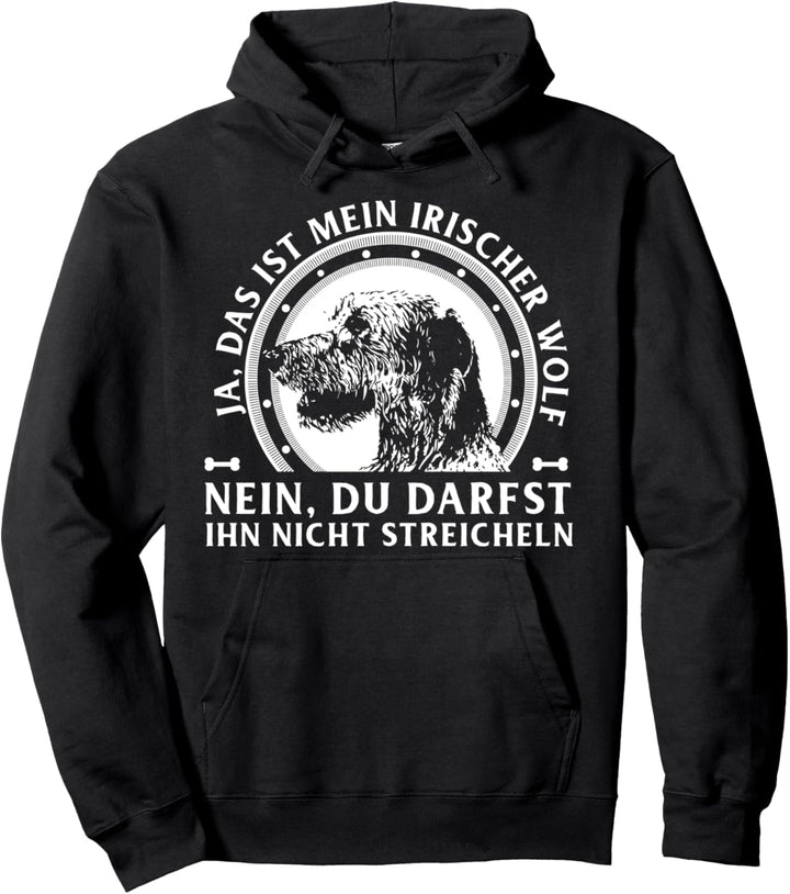 Ja das ist mein Irischer Wolf Geschenk Pullover Hoodie
