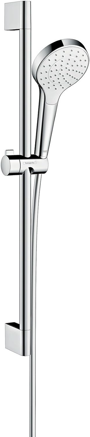 hansgrohe Croma Select S Duschset 0,65m, Weiss/Chrom Weiss/Chrom 0,65m Set 1 Strahlart, Weiss/Chrom