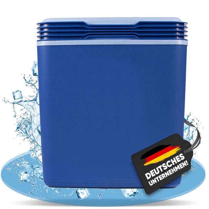 Kühlbox Coolbox Thermobox Picknick Camping 32Liter Warmhaltebox blau