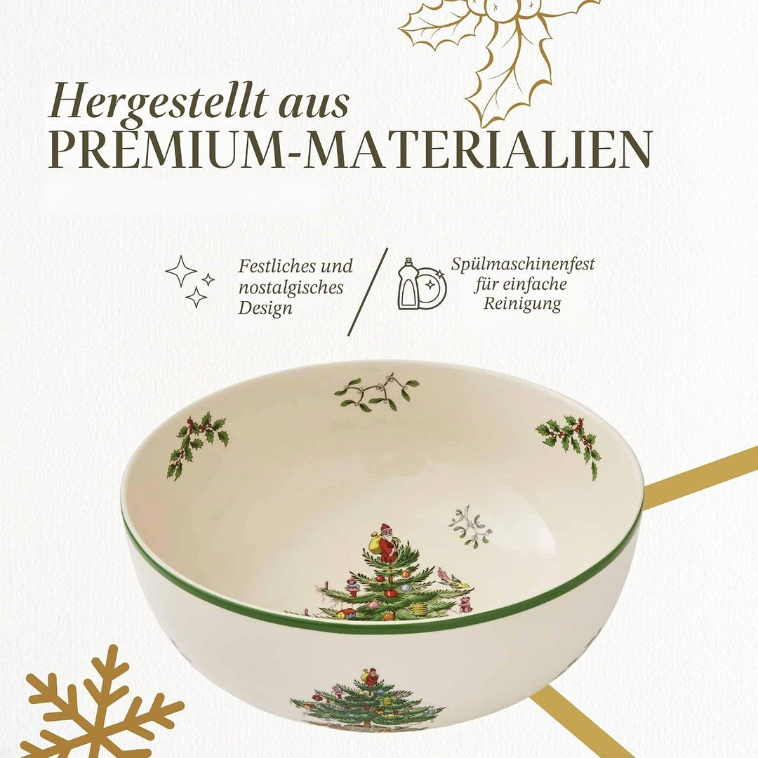 Spode Servierschale, Keramik, Mehrfarbig