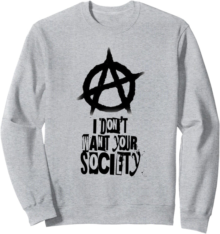 Anarchie Zeichen, Chaos, Punks, Punkrock, Anarchie Sweatshirt