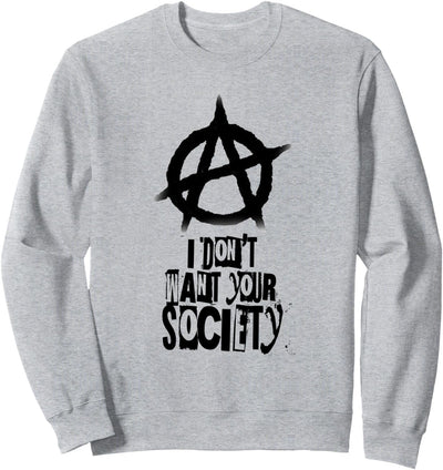 Anarchie Zeichen, Chaos, Punks, Punkrock, Anarchie Sweatshirt