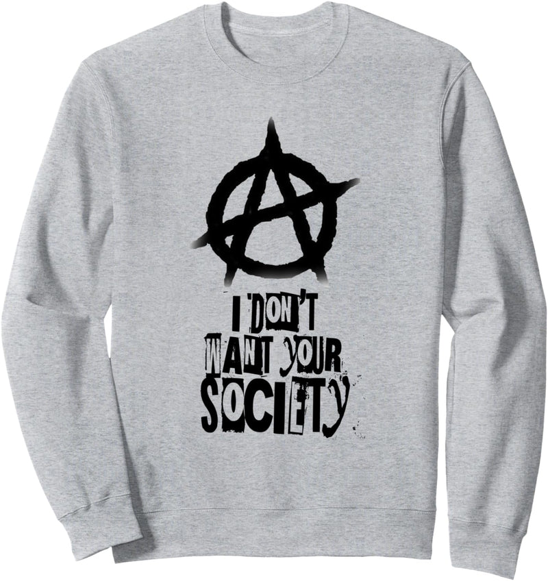 Anarchie Zeichen, Chaos, Punks, Punkrock, Anarchie Sweatshirt