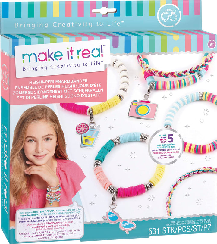 Lansay Make It Real – Heishi Sommertage – Herstellung von Kinderschmuck – ab 8 Jahren