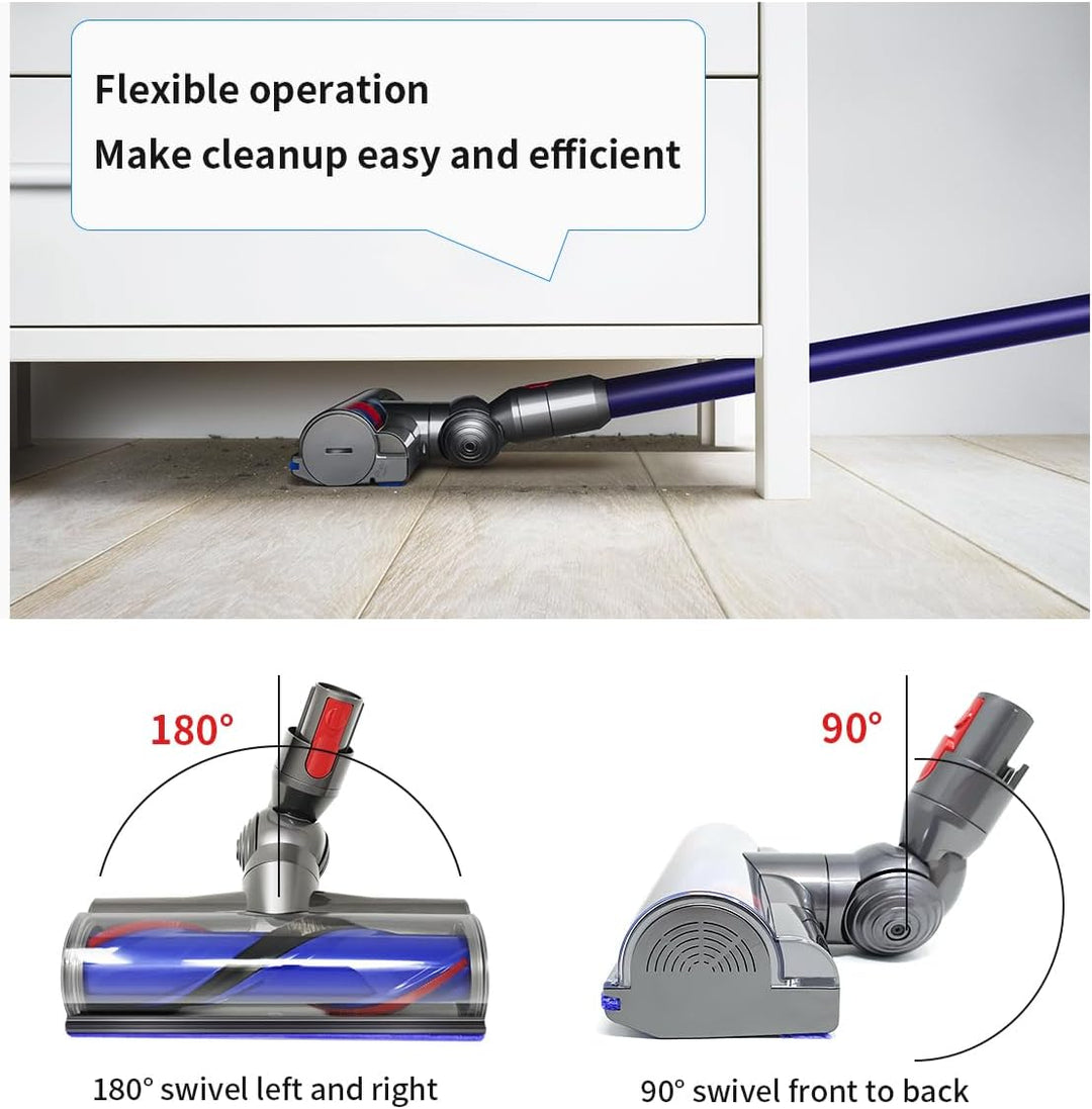YanBan Elektrobürste mit Direktantrieb, kompatibel mit Dyson V7 V8 V10 V11 V15 Staubsauger, Ersatz-M