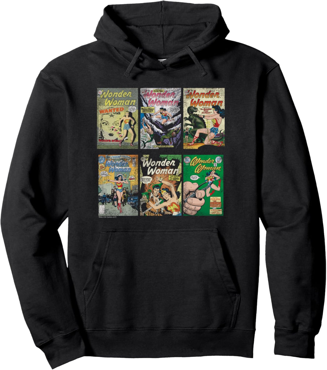 Wonder Woman Covers Pullover Hoodie
