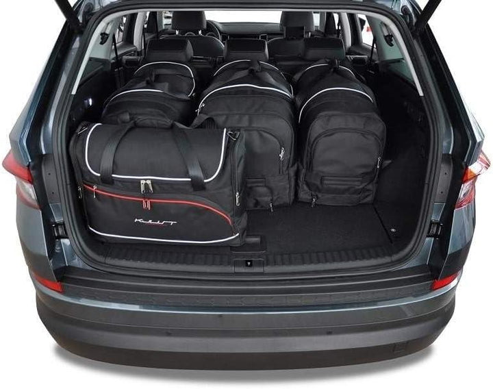 KJUST Dedizierte Kofferraumtaschen 5 stk kompatibel mit SKODA KODIAQ I 2017+