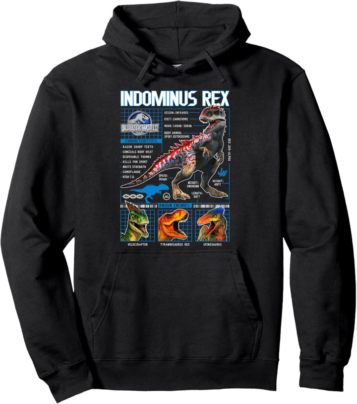 Jurassic World Indominus Rex Schematic Pullover Hoodie