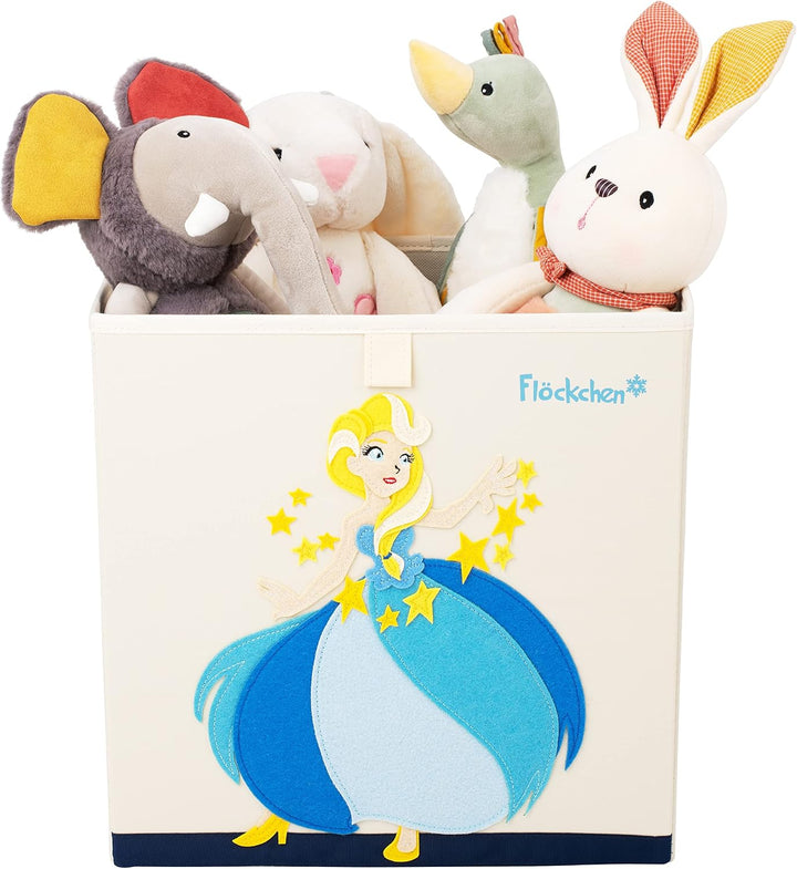 Kinder Aufbewahrungsbox | Premium Spielzeugkiste für Kinderzimmer I Spielzeug Box (33x33x33) bringt
