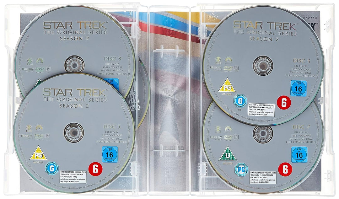 STAR TREK: Raumschiff Enterprise - Complete Boxset - Remastered [23 DVDs], DVD