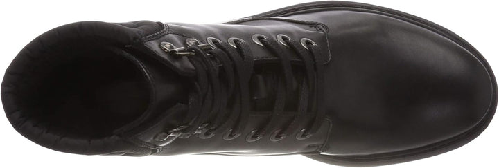 Geox Mädchen D Asheely Np ABX C Stiefeletten 36 EU Schwarz, 36 EU Schwarz